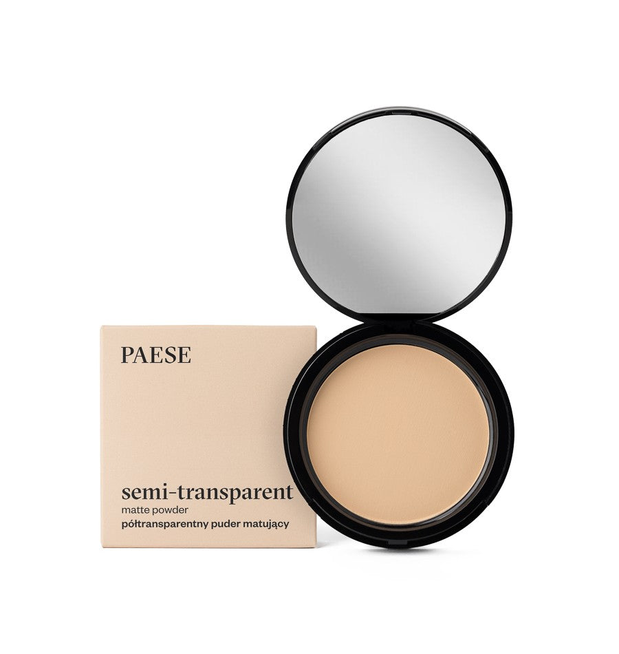 Pudra Compacta Semi-Transparenta Mata - PAESE Matte Powder Semitransparent 9 gr