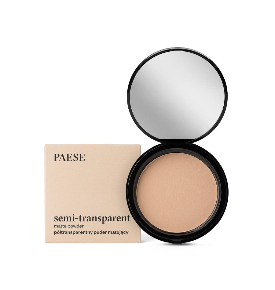 Pudra Compacta Semi-Transparenta Mata - PAESE Matte Powder Semitransparent 9 gr