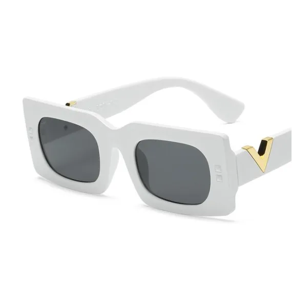 Ochelari de soare V-Retro – Alb