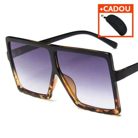 Ochelari de soare Leopard - Negru
